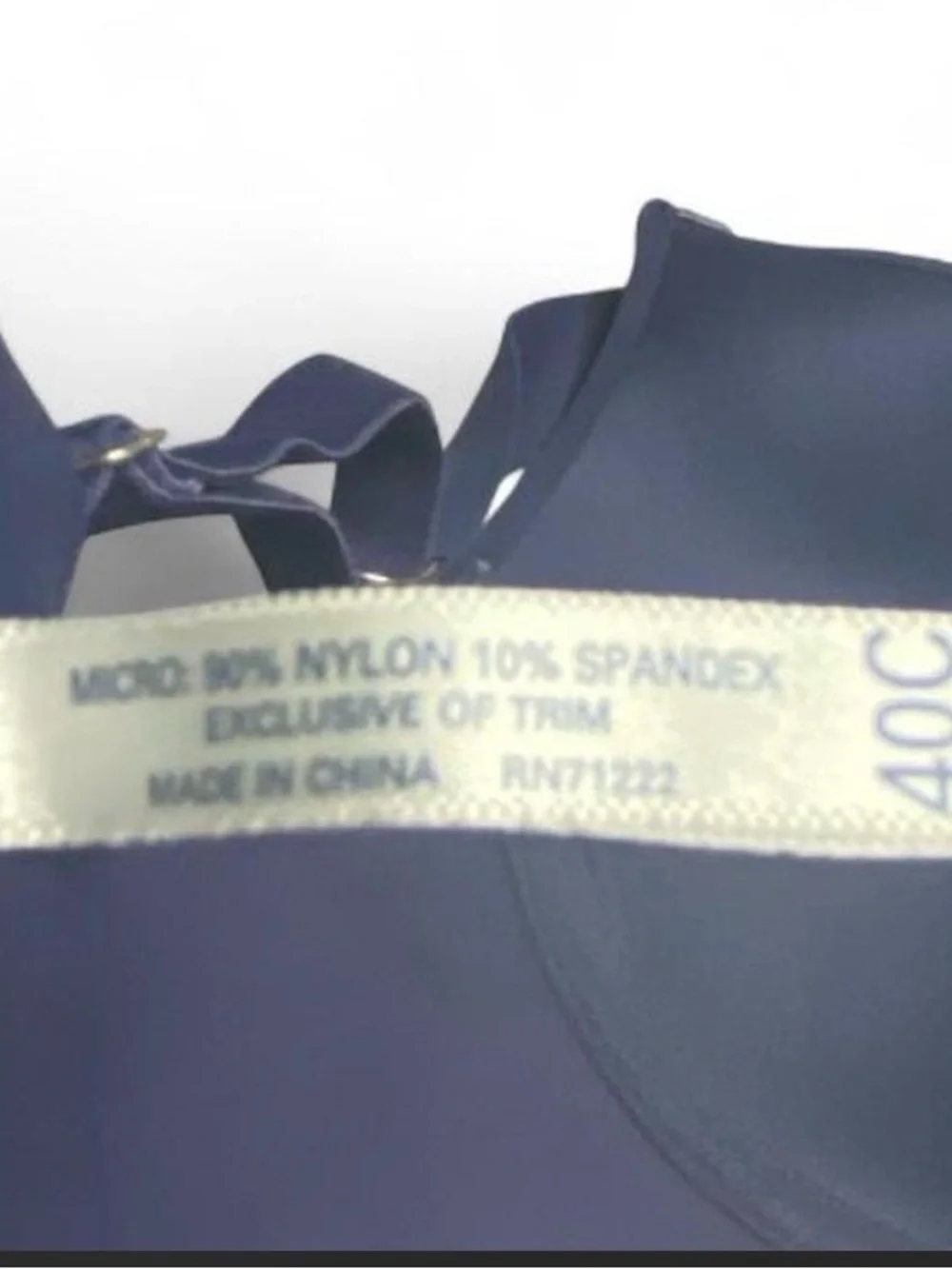 Izod Navy Blue Seamless T-Shirt Bra